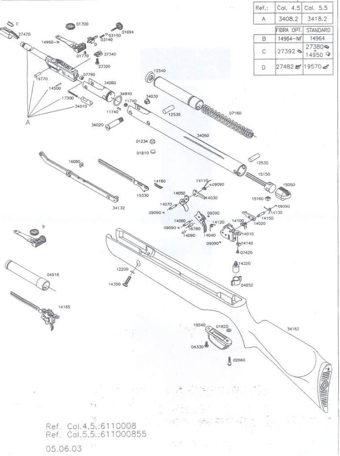 gamo400explodida gamo400explodida